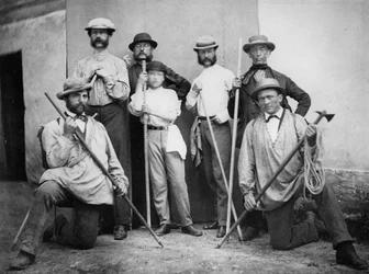 Expedición del Príncipe Arturo al Mont Blanc, c.1865